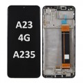 Samsung Galaxy A23 4G A235 OLED and touch screen with frame (Original Service Pack) [Black] GH82-28563A/28657A S-936